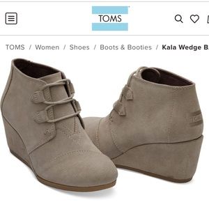TOMS sued booties